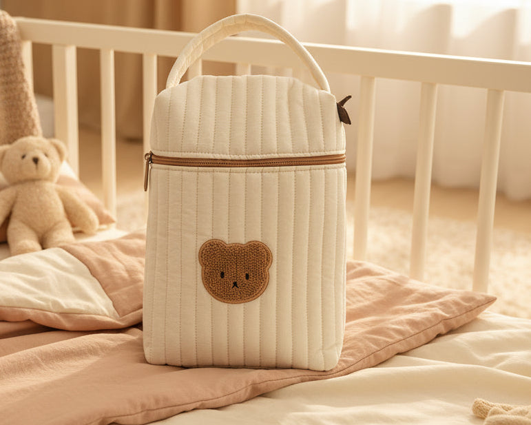 🧸 Trousse à couches Ourson – Maman & Bébé